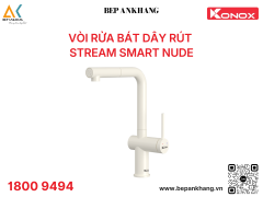 Vòi rửa bát dây rút Stream Smart Nude
